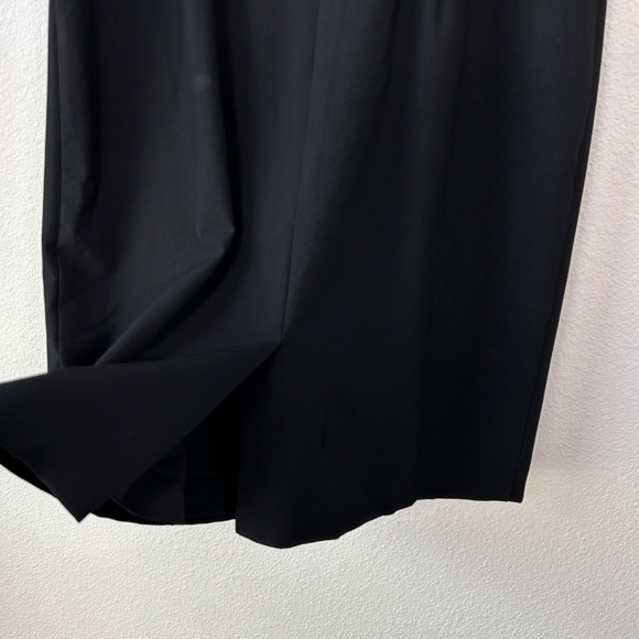 Ann Taylor size 14 square neck sheath dress black knee length career wear - Picture 10 of 10